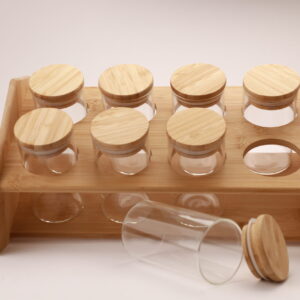 Set Of 8 PCS Seasoning Cans With Stand