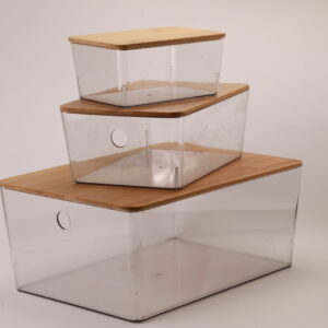 Storage Box with Bamboo Lid